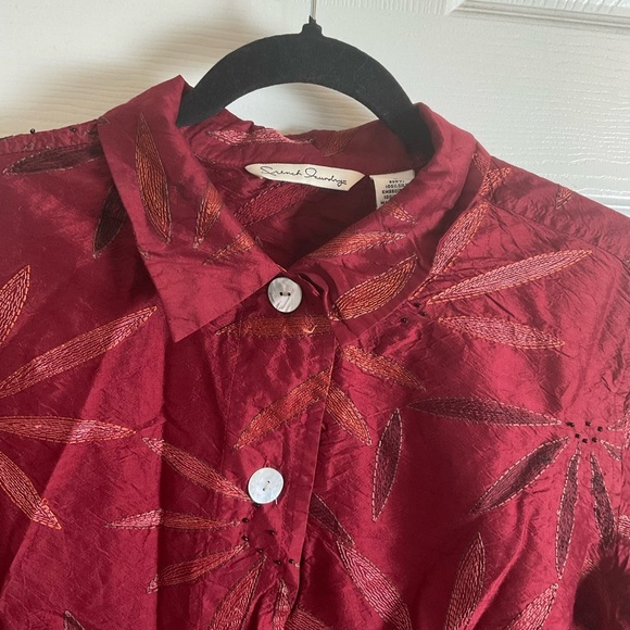 French Laundry Stylish silk  Women's top size large - Picture 4 of 7